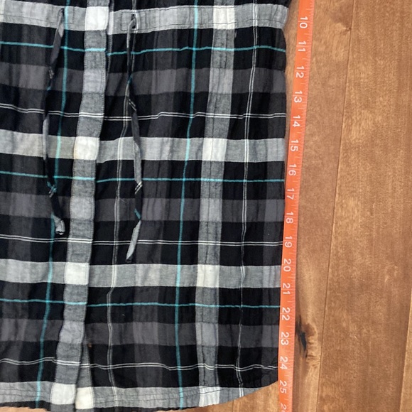 Patagonia Plaid Shirt Dress w/Drawstring Waist; Size Small - Picture 6 of 8